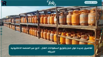 تفاصيل جديدة حول حجز وتوزيع أسطوانات الغاز.. تابع عبر المنصة الإلكترونية للبريقة